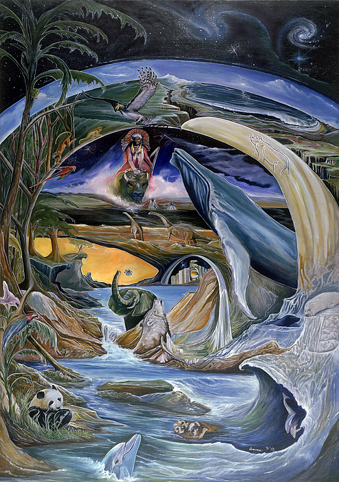 Cry of Gaia painting